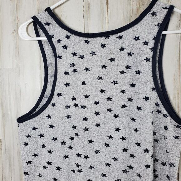 Lucky Brand Tank Top Grey Blue Size Large - Picture 6 of 8